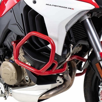 エンジンガード レッド DUCATI ムルティストラーダ V4 HEPCO&BECKER (ヘプコ&ベッカー)