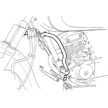 エンジンプロテクションバー クロム Suzuki GZ 125 Marauder HEPCO&BECKER (ヘプコ&ベッカー)