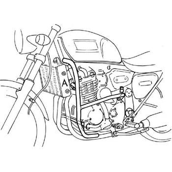 エンジンプロテクションバー クロム Triumph Thunderbird until 1998 HEPCO&BECKER (ヘプコ&ベッカー)