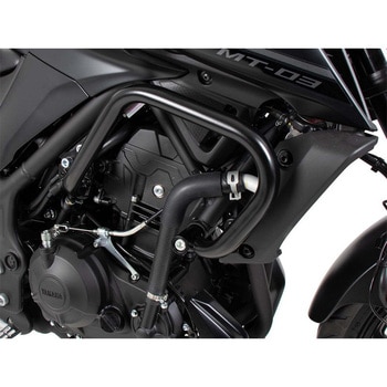 エンジンプロテクションバー プロテクションパッド付 - ブラック Yamaha MT-03 (2020-) HEPCO&BECKER (ヘプコ&ベッカー)