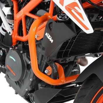 エンジンプロテクションバー-オレンジ KTM 390 Duke -2016まで HEPCO&BECKER (ヘプコ&ベッカー)