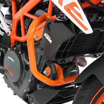エンジンプロテクションバー-オレンジ KTM 390 Duke from 2017 HEPCO&BECKER (ヘプコ&ベッカー)