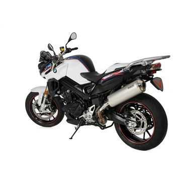 オーバル 120S スリップオンエキゾースト EG ステンレスマット BMW F 800 R 2009-2016 | 0911080S BOS (ボス)