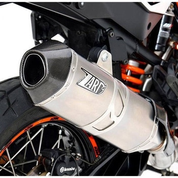 カーボン スリップオン + カーボンエンドキャップ KTM 1050/1190/1290 ADVENTURE (2013-2016) ZARD (ザード)