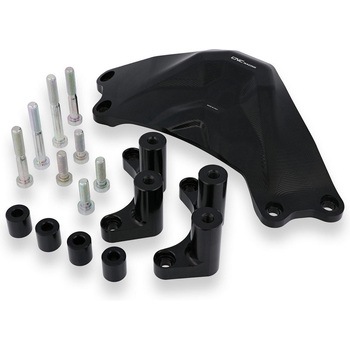 クラッチカバー "RPS" Right side Aprilia ブラック CNC Racing (シーエヌシーレーシング)