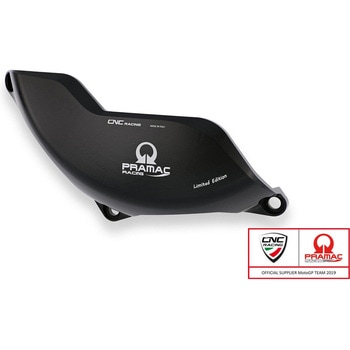 クラッチカバー "RPS" right side Ducati Panigale - Pramac Racing Limited Edition ブラック CNC Racing (シーエヌシーレーシング)