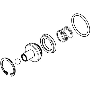 クラッチスレーブシリンダー Φ 28.5 mm KTM mineral oil - Repair kit Natural CNC Racing (シーエヌシーレーシング)