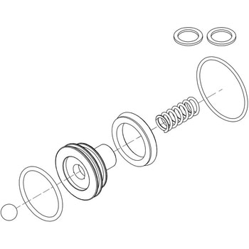 クラッチスレーブシリンダー Φ 29 mm Ducati - Repair kitNatural CNC Racing (シーエヌシーレーシング)