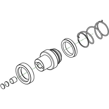 クラッチスレーブシリンダー Φ 30 mm Ducati - Repair kit Natural CNC Racing (シーエヌシーレーシング)