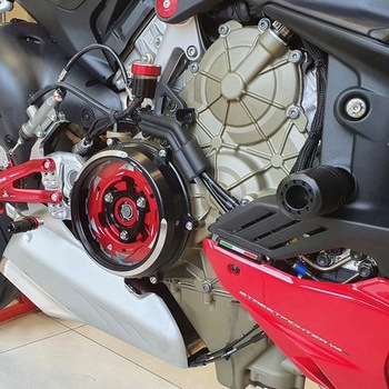 クリア クラッチカバー - Conversion kit Ducati Streetfighter V4 Natural CNC Racing (シーエヌシーレーシング)
