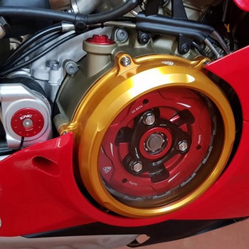 クリアオイルバス クラッチカバー Ducati Panigale V4 - OUTLET - CNC Racing (シーエヌシーレーシング)