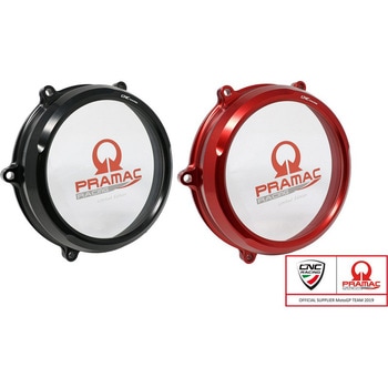 クリアオイルバス クラッチカバー Ducati Panigale V4 - Pramac Racing Limited Edition ブラック - CNC Racing (シーエヌシーレーシング)
