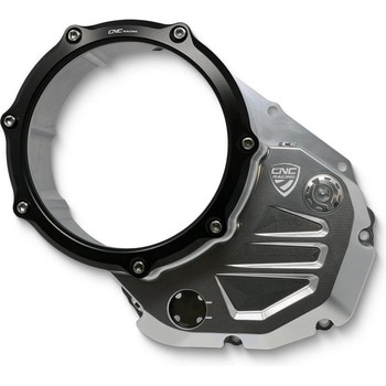 クリアカバー オイルバス クラッチ Ducati BICOLOR CNC Racing (シーエヌシーレーシング)
