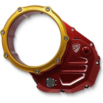 クリアカバー オイルバス クラッチ Ducati BICOLOR CNC Racing (シーエヌシーレーシング)