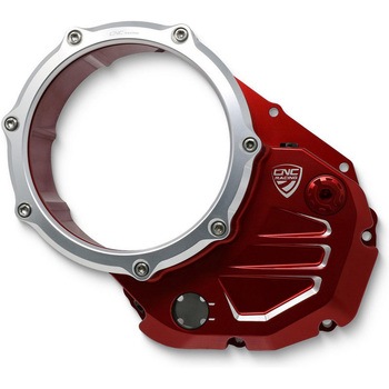 クリアカバー オイルバス クラッチ Ducati BICOLOR CNC Racing (シーエヌシーレーシング)