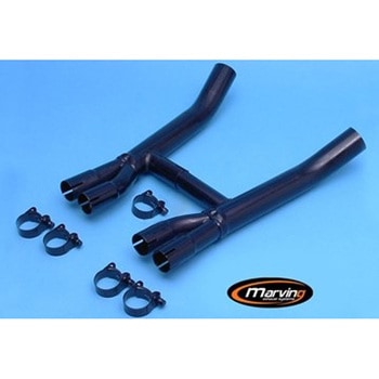 コネクション パイプ ブラック Kawasaki GPZ 600 R/GPX 600 R - Marving Exhaust (マービングエキゾースト)
