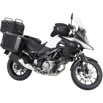 サイドキャリア Lock-it (ロックイット) ブラック Suzuki V-Strom 650 / XT from 2017 HEPCO&BECKER (ヘプコ&ベッカー)
