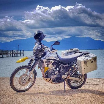 サイドキャリア Lock-it (ロックイット) ブラック Yamaha XT 660 R/X from 2007 HEPCO&BECKER (ヘプコ&ベッカー)