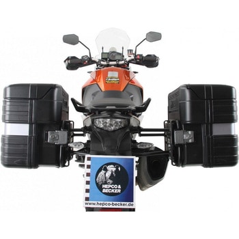 サイドキャリア Lock-it (ロックイット) ブラック-asymmetric KTM 1090 Adv. from 2017 HEPCO&BECKER (ヘプコ&ベッカー)