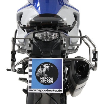 サイドキャリア カットアウト ステンレス Incl. Xplorer カットアウト Boxes KTM 1090 Adv. HEPCO&BECKER (ヘプコ&ベッカー)