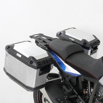 サイドキャリア カットアウト ステンレス Incl. Xplorer カットアウト Boxes KTM 1090 Adv. HEPCO&BECKER (ヘプコ&ベッカー)