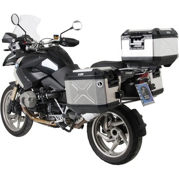 サイドキャリア カットアウト ステンレス Xplorer カットアウト サイドボックス付 BMW R1200GS (2004-2012) / Adv. (2008-2013) - HEPCO&BECKER (ヘプコ&ベッカー)
