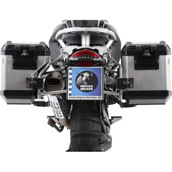 サイドキャリア カットアウト ステンレス Xplorer カットアウト サイドボックス付 BMW R1200GS (2004-2012) / Adv. (2008-2013) - HEPCO&BECKER (ヘプコ&ベッカー)