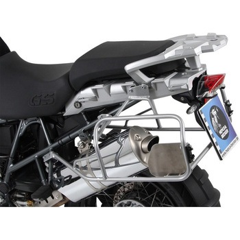 サイドキャリア カットアウト ステンレス Xplorer カットアウト サイドボックス付 BMW R1200GS (2004-2012) / Adv. (2008-2013) - HEPCO&BECKER (ヘプコ&ベッカー)