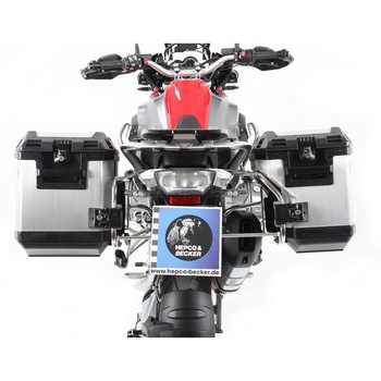サイドキャリア カットアウト ステンレス Xplorer カットアウト サイドボックス付 BMW R1200Gs Lc HEPCO&BECKER (ヘプコ&ベッカー)