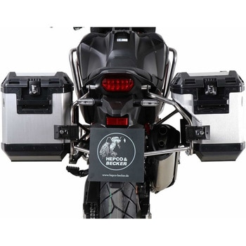 サイドキャリア カットアウト ステンレス Xplorer カットアウト サイドボックス付 Honda CRF 1100 L アフリカツイン (2019-) HEPCO&BECKER (ヘプコ&ベッカー)