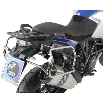 サイドキャリア カットアウト ステンレス Xplorer カットアウト サイドボックス付 KTM 1290 Super Adv. (2014-) HEPCO&BECKER (ヘプコ&ベッカー)