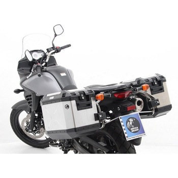 サイドキャリア カットアウト ステンレス Xplorer カットアウト サイドボックス付 Suzuki V-Strom HEPCO&BECKER (ヘプコ&ベッカー)