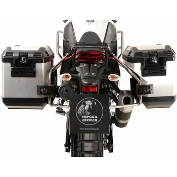 サイドキャリア カットアウト ステンレス Xplorer カットアウト サイドボックス付 Yamaha Tenere 700 (2019-) HEPCO&BECKER (ヘプコ&ベッカー)
