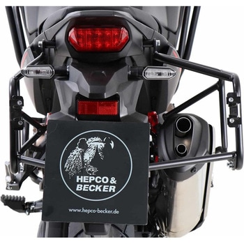 サイドキャリア パーマネントマウント - ブラック Honda CRF 1100 L アフリカツイン (2019-) HEPCO&BECKER (ヘプコ&ベッカー)