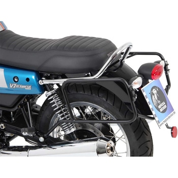 サイドキャリア パーマネントマウント - ブラック Moto Guzzi V 7 III /Carbon /Milano /Rough (2018-) HEPCO&BECKER (ヘプコ&ベッカー)