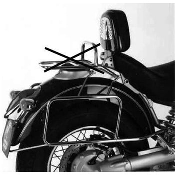 サイドキャリア パーマネントマウント クロム BMW R 850 / 1200 C HEPCO&BECKER (ヘプコ&ベッカー)
