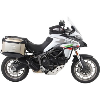 サイドキャリア パーマネントマウント クロム Ducati Multistrada 950 from 2017 HEPCO&BECKER (ヘプコ&ベッカー)