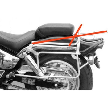 サイドキャリア パーマネントマウント クロム Suzuki VZ 800 Marauder - HEPCO&BECKER (ヘプコ&ベッカー)