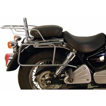 サイドキャリア パーマネントマウント クロム Triumph Bonneville Amerika - 2010まで HEPCO&BECKER (ヘプコ&ベッカー)