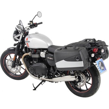 サイドキャリア パーマネントマウント クロム Triumph Street Twin 2016- HEPCO&BECKER (ヘプコ&ベッカー)