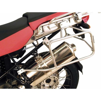 サイドキャリア パーマネントマウント シルバー BMW R 1200 GS Adv. 2008-2013 HEPCO&BECKER (ヘプコ&ベッカー)