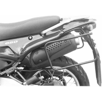 サイドキャリア パーマネントマウント ブラック Aprilia Pegaso 650 1996 HEPCO&BECKER (ヘプコ&ベッカー)