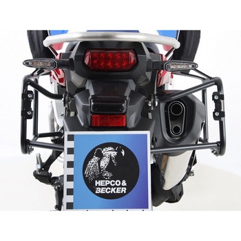 サイドキャリア パーマネントマウント ブラック Honda CRF1000L アフリカツイン from Bj.2018 HEPCO&BECKER (ヘプコ&ベッカー)