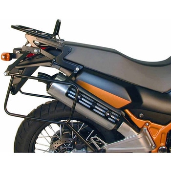サイドキャリア パーマネントマウント ブラック Kawasaki KLE 500 HEPCO&BECKER (ヘプコ&ベッカー)