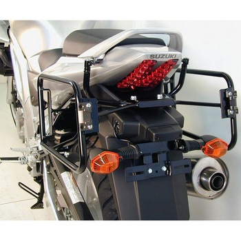 サイドキャリア パーマネントマウント ブラック Suzuki SV 650/S from 2003 HEPCO&BECKER (ヘプコ&ベッカー)