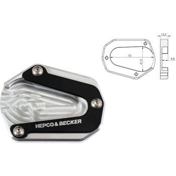 サイドスタンドエンド Triumph Tiger900 シリーズ HEPCO&BECKER (ヘプコ&ベッカー)
