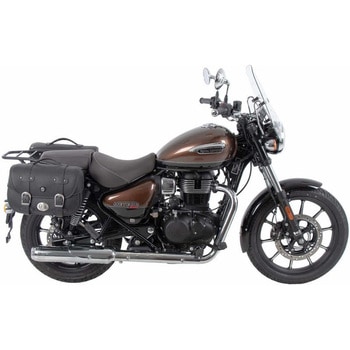 サイドソフトケースホルダー(キャリア)「C-Bow」， クローム Royal Enfield Meteor 350 HEPCO&BECKER (ヘプコ&ベッカー)