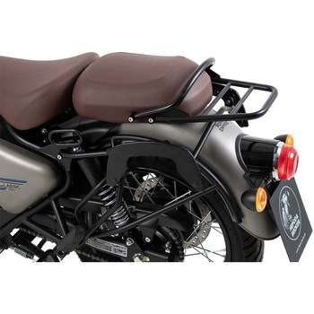 サイドソフトケースホルダー(キャリア)「C-Bow」， クローム， Royal Enfield Classic 350 HEPCO&BECKER (ヘプコ&ベッカー)
