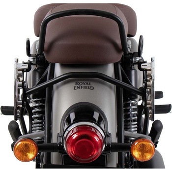 サイドソフトケースホルダー(キャリア)「C-Bow」， クローム， Royal Enfield Classic 350 HEPCO&BECKER (ヘプコ&ベッカー)