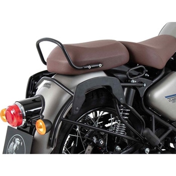 サイドソフトケースホルダー(キャリア)「C-Bow」， ブラック， Royal Enfield Classic 350 HEPCO&BECKER (ヘプコ&ベッカー)